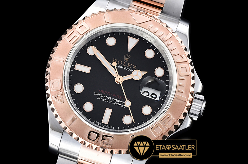 ROLYM144 - YachtMaster Mens 116621 RGSS Black JF Asia 3135 Mod 01.jpg modelleri ROLYM144 - YachtMaster Mens 116621 RGSS Black JF Asia 3135 Mod - 01.jpg